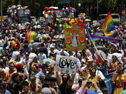 El el DF se llevó a cabo una edición más de la marcha gay. SUN /