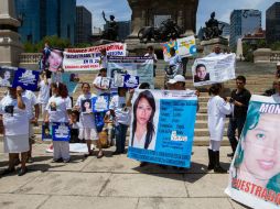 Familiares de menores robados se manifiestan en el DF. En México no existe una unidad especializada en la investigación de éste delito ARCHIVO /