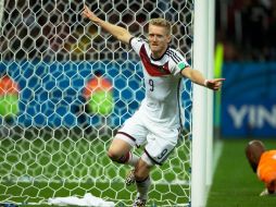 Schürrle celebra su anotación para Alemania. MEXSPORT /