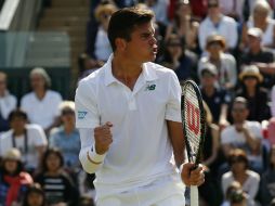 Raonic dominó los tres últimos sets del partido y logró avanzar. AFP /