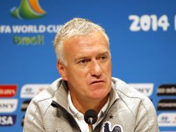 Didier Deschamps asegura que será un partido difícil pero no es imposible ganarle a los alemanes. EFE /
