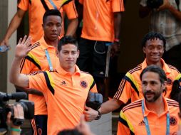 Esta selección colombiana ha lucido en Brasil 2014, una victoria sobre el Scratch Du Oro le daría un sitio en la historia. EFE /