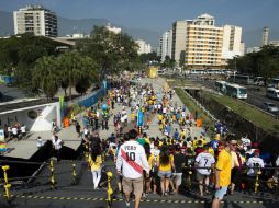 Las calles en torno al estadio están cerradas desde muy temprano, con el objetivo de evitar aglomeraciones. MEXSPORT /