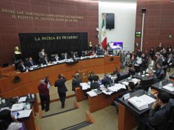 Arranca la sesión del Senado para discutir las leyes secundarias en telecomunicaciones y radiodifusión. SUN /