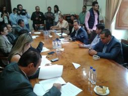 Sesión de la Comisión de Justicia en el Congreso de Jalisco. Foto: ‏@LegislativoJal. ESPECIAL /