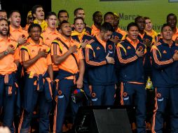 Más de 150 mil personas recibieron de manera apoteósica al equipo colombiano. EFE /