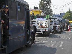 La fuga se registra en un ducto de cinco pulgadas, de acuerdo a redes sociales. ARCHIVO /