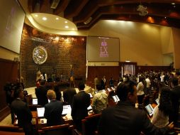 El Congreso recibió 87 documentos que contenía igual número de actas de sesiones de ayuntamiento de Jalisco. ARCHIVO /