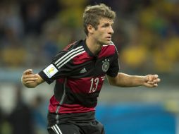Thomas Müller fue el autor del primer gol del conjunto alemán frente a Brasil. MEXSPORT /