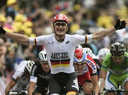 Los 194 kilómetros de la etapa 6 se corrieron entre las localidades de Arras y Reims. AFP /