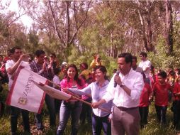 Se pretende reforestar otros lugares, como La Primavera, El Centinela, El Nixticuil y otras zonas del municipio, informa Robles Peiro.  /