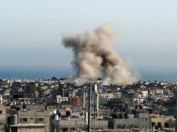 Los proyectiles han destruido por lo menos 10 viviendas civiles. AFP /