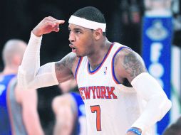 Quieto. Carmelo Anthony. oriundo de Brooklyn, decidió quedarse en el equipo para luchar por darle un título a los Knicks.  /