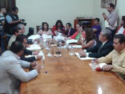 Imagen de la sesión de la Comisión de Administración en el Congreso. ESPECIAL /