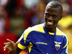 Durante el Mundial, Enner Valencia también brilló metiendo tres tantos, los únicos de su equipo. EFE /