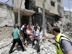 Medio centenar de palestinos han muerto en la región desde que se iniciaron los bombardeos. AFP /