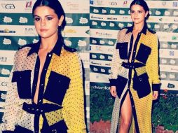 La actriz y cantante decide destaparse un poco y recurrir a las transparencias. ESPECIAL /