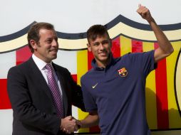 El contrato de Neymar se firmó en Barcelona el 3 de junio de 2013, pactándose una duración de cinco años. ARCHIVO /