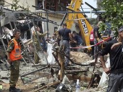 Los siete miembros de la familia mueren en un ataque aéreo contra un edificio de la ciudad de Gaza. EFE /