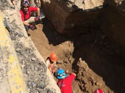 Bomberos y Protección Civil acudieron a atender la emergencia. ESPECIAL /