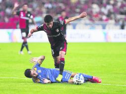 No pesó. A pesar de disputar 79 minutos contra los Tigres, Alfonso no creó oportunidades claras de gol para el conjunto rojinegro.  /