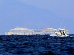 El crucero llegará la madrugada del domingo, 26 de julio, al puerto de Génova, Italia, según autoridades. AFP /