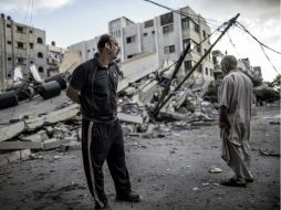 Los ataques por tierra, mar y aire sobre la Franja continúan, según el ministerio de Salud en Gaza. AFP /