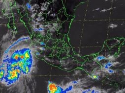 'Hernán' se localiza a 585 kilómetros al suroeste de Manzanillo, Colima. TOMADA DE @conagua_clima  /