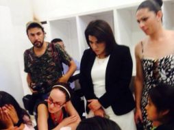 La senadora del PT, Ana Gabriela Guevara en las instalaciones del IMN en Hermosillo. Tomada de @AnaGabrielaGue. ESPECIAL /