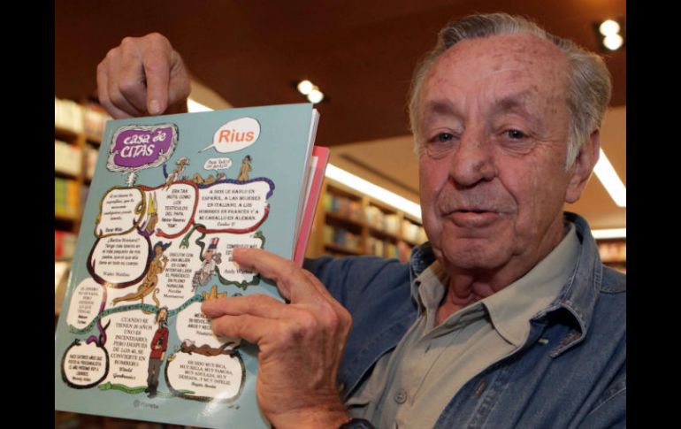 El Museo del Estanquillo Colecciones Carlos Monsiváis expone la colección 'Rius para principiantes'. SUN /