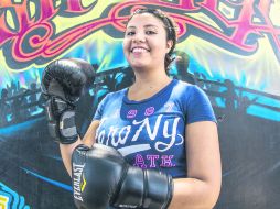 Regreso al ring. Belém Arellano regresó al box para mantenerse sana.  /