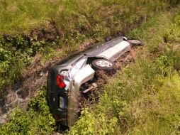 El accidente ocurrió antes de las dos de la tarde en el canal de periférico con avenida Guadalupe, en Zapopan. ESPECIAL /