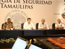 Osorio Chong participa en la quinta reunión de evaluación de la Estrategia de Seguridad Tamaulipas. TOMADA DE @GobTam  /