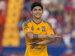 Alan Pulido agradeció a la afición por su apoyo y afirmó que desde el Clausura 2014 terminó su relación con el club Tigres. MEXSPORT /