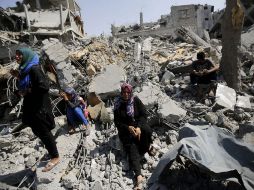 El ejército israelí hizo un llamado a los residentes de Gaza a resguardarse porque reiniciarían sus operaciones. EFE /