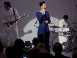 Katy Perry, durante el evento ''Una celebración de los Juegos Olímpicos Especiales y una generación unificada''. EFE /
