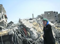 El conflicto, que inició el 8 de julio, ha dejado más de mil 400 víctimas palestinas en la Franja de Gaza. EFE /
