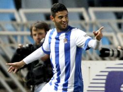 El delantero mexicano Carlos Vela continúa con su proceso de recuperación. ARCHIVO /