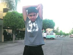 Activo. Cárdenas mantiene una actividad regular y constante para mantenerse sano y libre del estrés de la escuela.  /