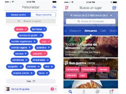 La nueva interface funciona gracias a los gustos que el usuario guarda en su perfil. ESPECIAL /