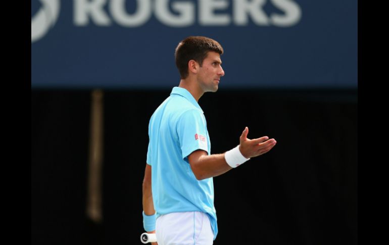 El maximo favorito Novak Djokovic dijo adiós al torneo sorpresivamente. AFP /