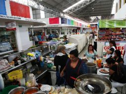 Interior del Mercado VI Centenario.  /