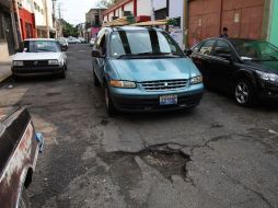 311 calles de Guadalajara están en situación crítica y necesitan urgente intervención.  /