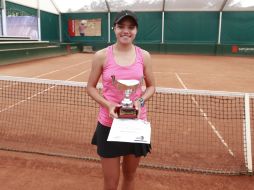 María Elena dijo sentir mucha emoción después de coronarse como campeona nacional en su categoría.  /