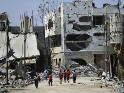 La comisión de la ONU busca determinar hechos y responsabilidades de los crímenes en las últimas semanas en Gaza. EFE /