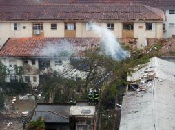 Campos viajaba para un acto de campaña cerca de Sao Paulo cuando su avión cayó. AP /