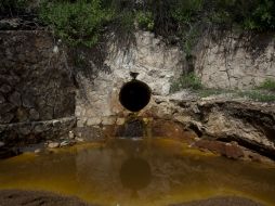 El derrame de ocurre luego de que se desbordó un represo de la mina Buenavista de Cobre, del Grupo México. AFP /