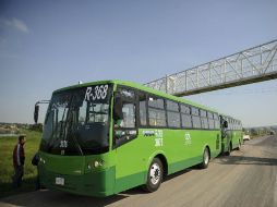 Los camiones de la ruta 368 que van al CUTonalá prestaron el servicio ayer a manera de prueba.  /