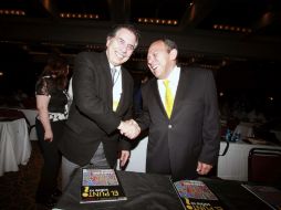 Jesús Ortega (I), de Nueva Izquierda, con aliados de Alternativa Democrática Nacional, van por la mayoría en los órganos directivos. SUN /