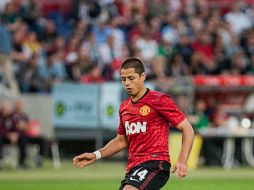 Javier Hernández sabrá en los próximos días si se queda en el Manchester o buscará nuevo equipo. ARCHIVO /